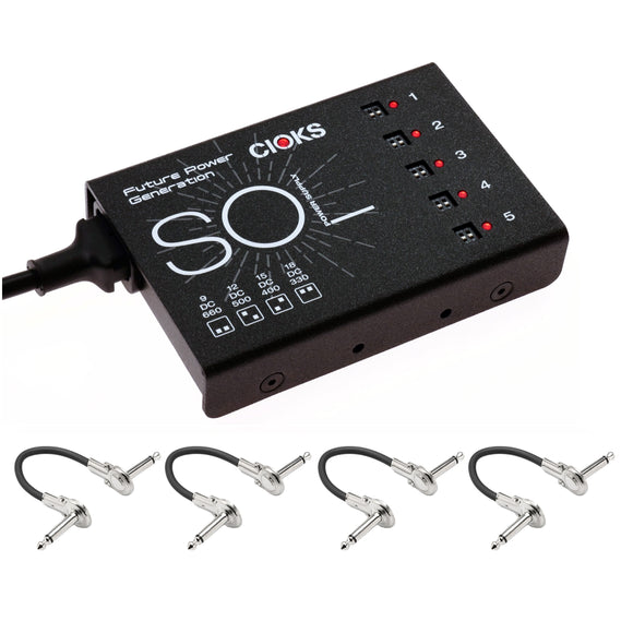 New CIOKS SOL 5 Isolated Outlets Guitar Pedal Power Supply