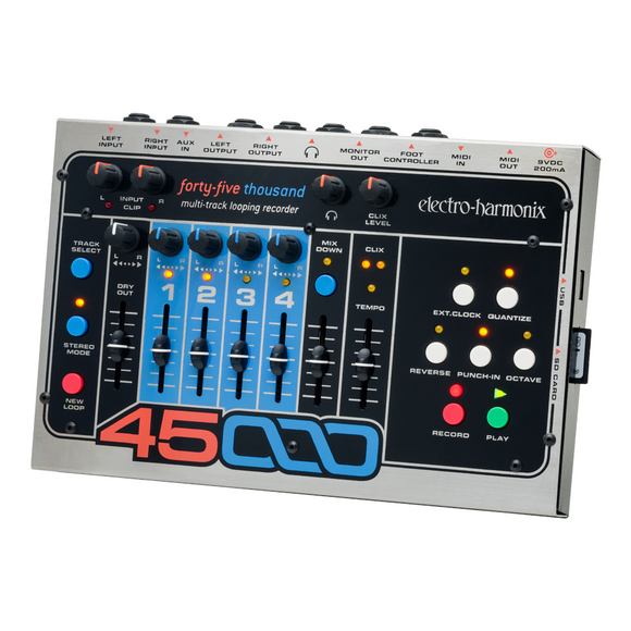 New Electro-Harmonix EHX 45000 Multi-Track Looping Recorder Pedal