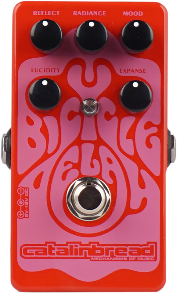 Catalinbread Bicycle Delay Guitar Effects Pedal Front
