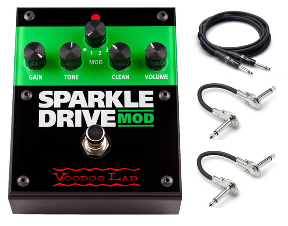 New Voodoo Lab Sparkle Drive Mod Overdrive Guitar Effects Pedal