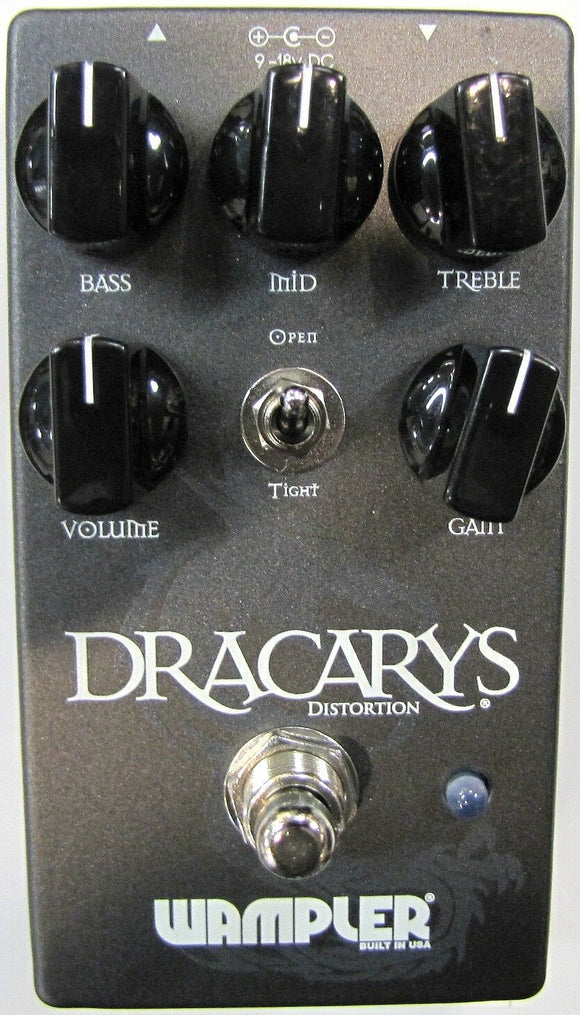 Used Wampler Dracarys Distortion Overdrive Guitar Effects Pedal