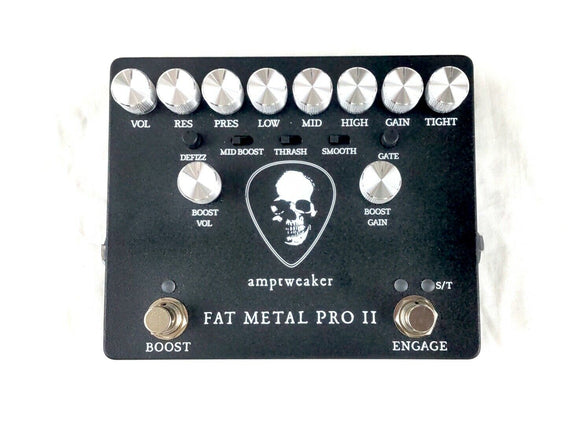 Used Amptweaker Fat Metal Pro II Distortion Preamp Guitar Effects Pedal