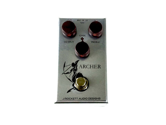 Used J Rockett Archer Overdrive Distortion Boost Guitar Effects Pedal