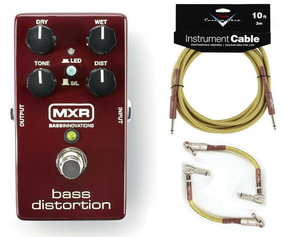 New MXR M85 Bass Distortion Guitar Effects Pedal