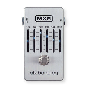 Used MXR M109S 6 Band Graphic EQ Equalizer Guitar Effects Pedal