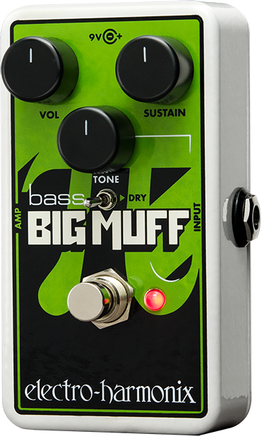 New Electro-Harmonix EHX Nano Bass Big Muff Pi Fuzz Pedal