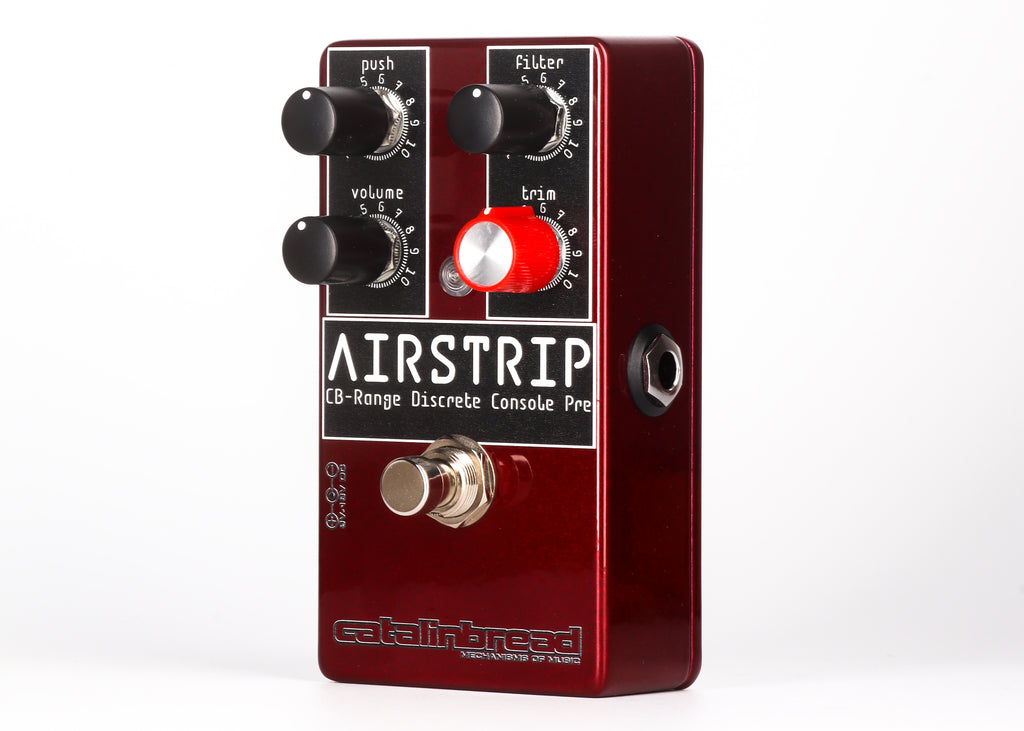 New Catalinbread Airstrip CB-Range Discrete Console Preamp Guitar Pedal Red