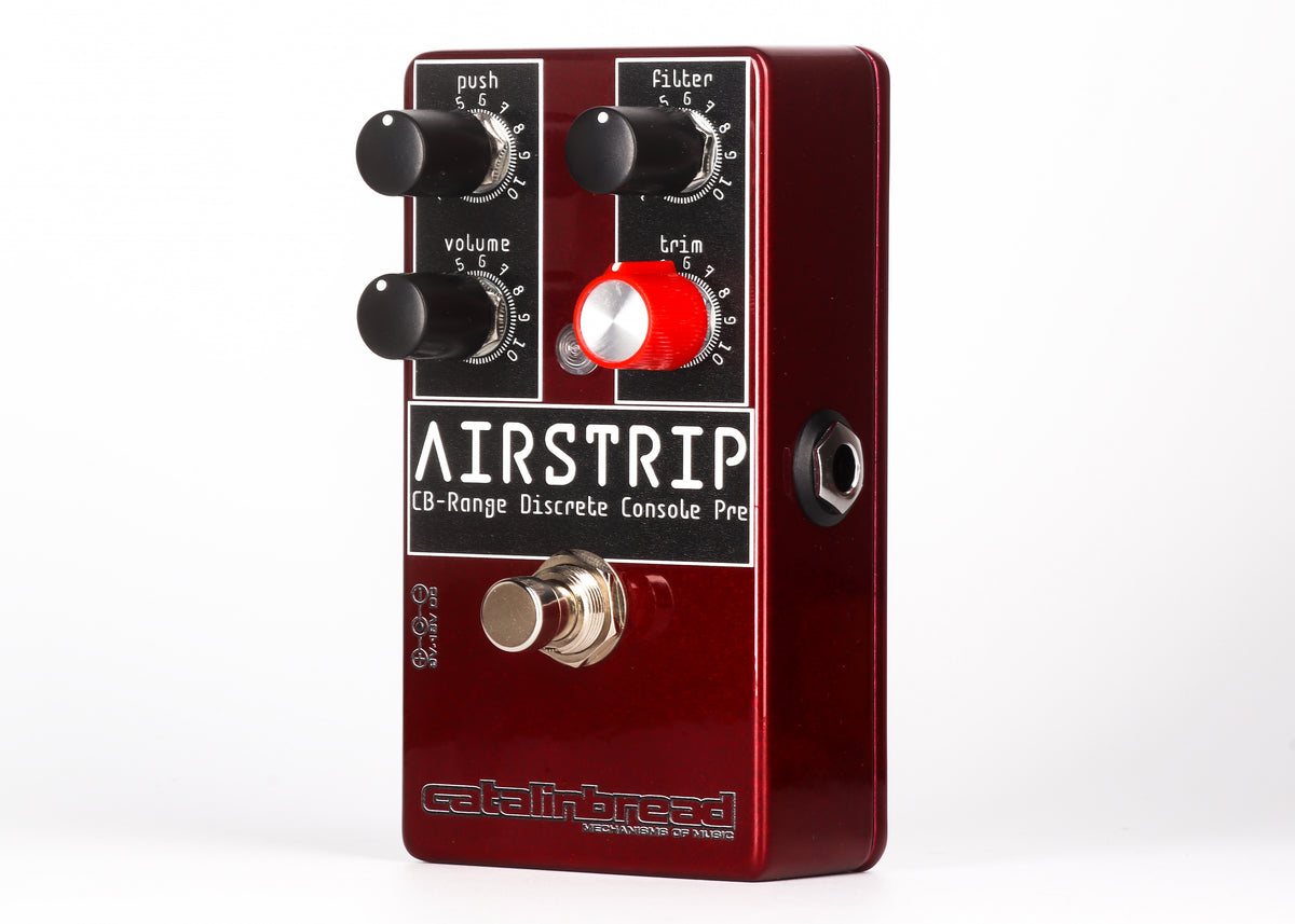 New Catalinbread Airstrip CB-Range Discrete Console Preamp Guitar Pedal Red
