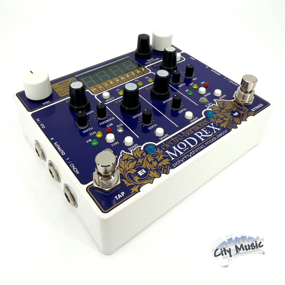 Used Electro-Harmonix EHX Mod Rex Polyrhythmic Modulator Pedal! Modrex ♪