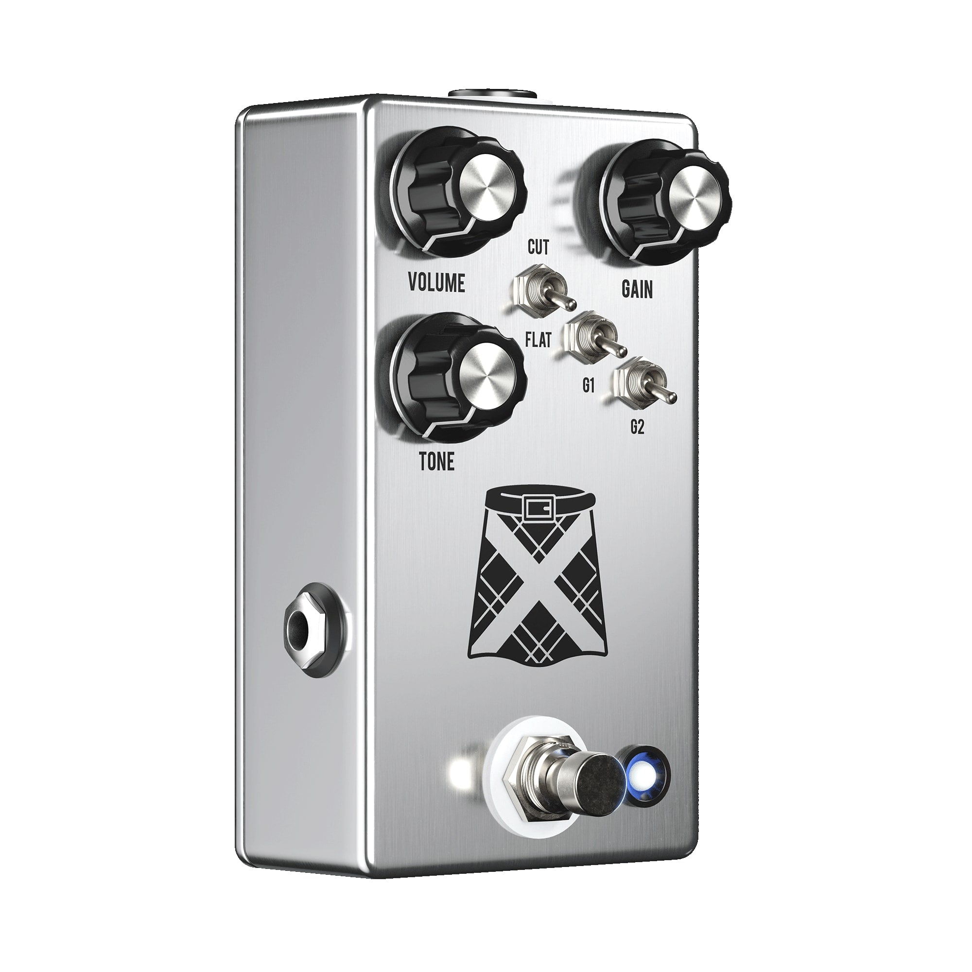 JHS Kilt 10 limited edition overdrive distortion pedal — detail view