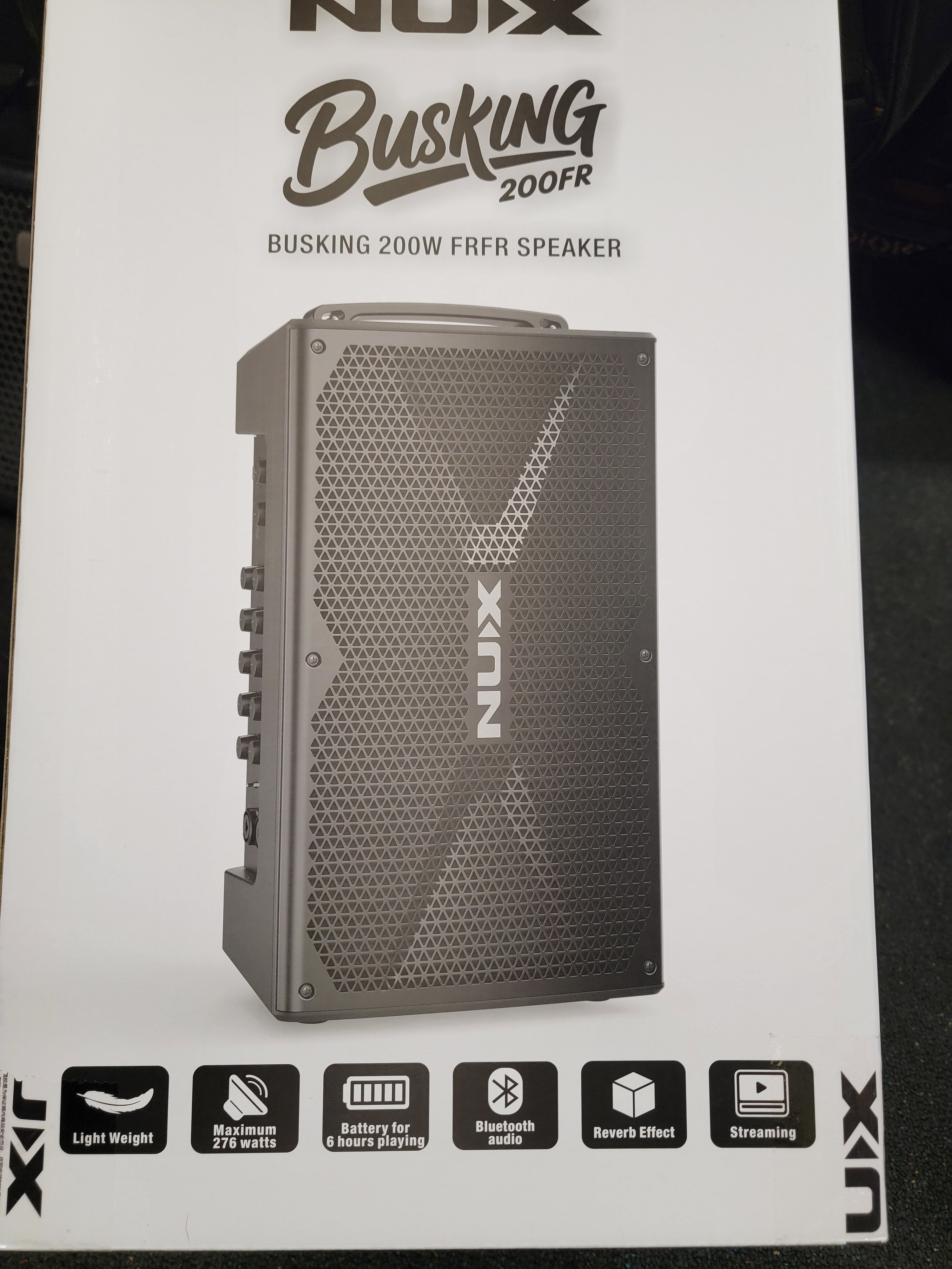 NUX Busking 200FR portable PA speaker — full product view