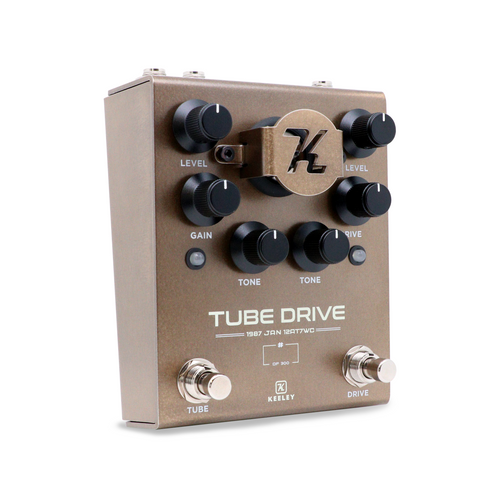 New Keeley Tube Drive 1987 JAN 12AT7WC Dual Overdrive Guitar Effects Pedal