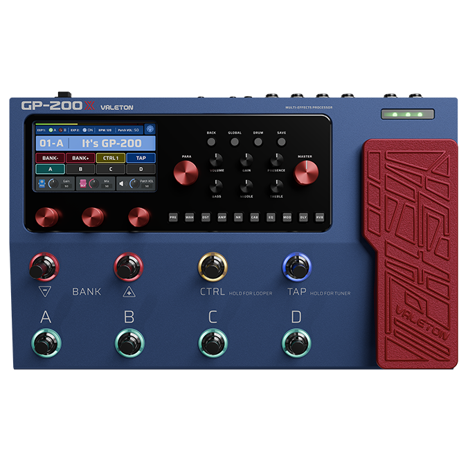 New Valeton GP-200X Multi Effects Processor Guitar Pedal