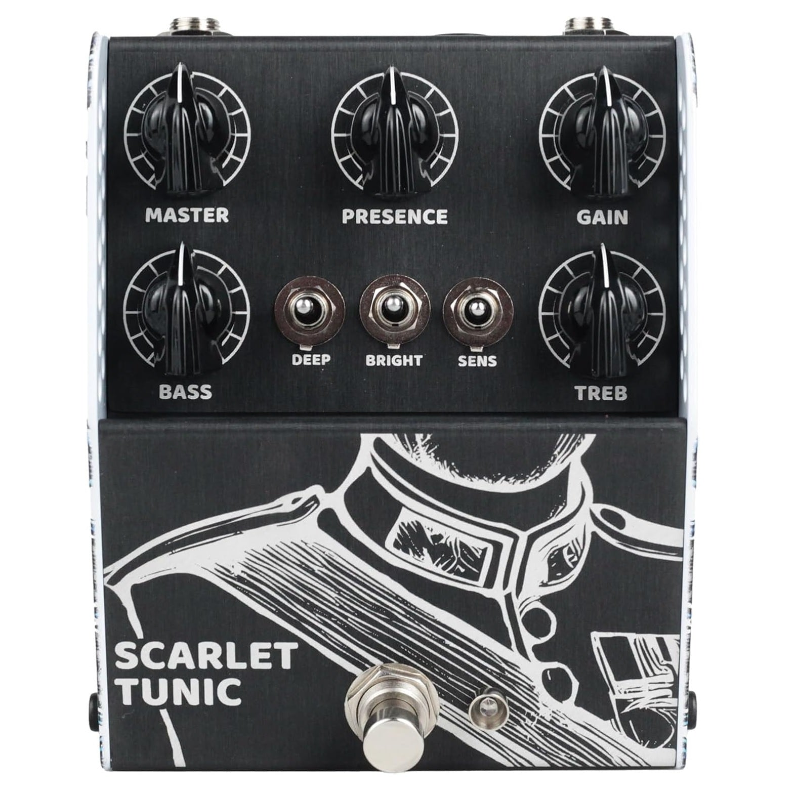 New ThorpyFX Scarlet Tunic Analog Amp Emulator Guitar Effects Pedal