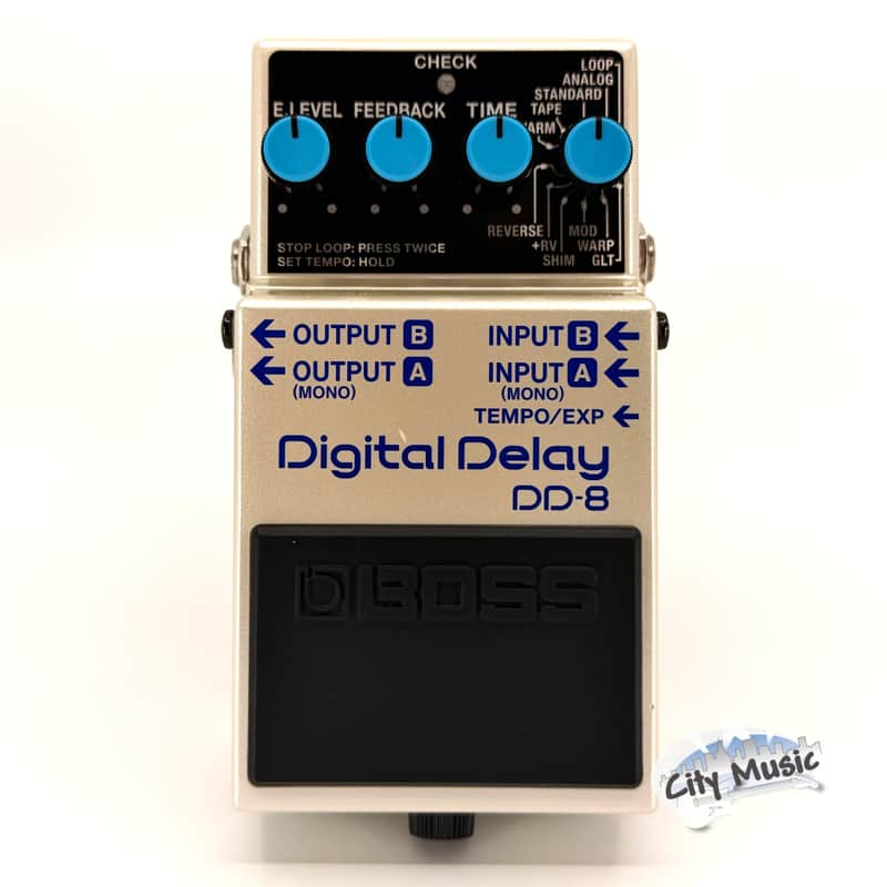 Used Boss DD-8 Digital Delay Guitar Effects Pedal