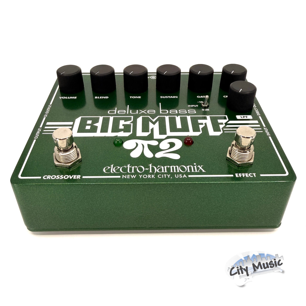Used Electro-Harmonix EHX Deluxe Bass Big Muff Pi 2 Dual Op-Amp Fuzz Guitar Pedal ♫
