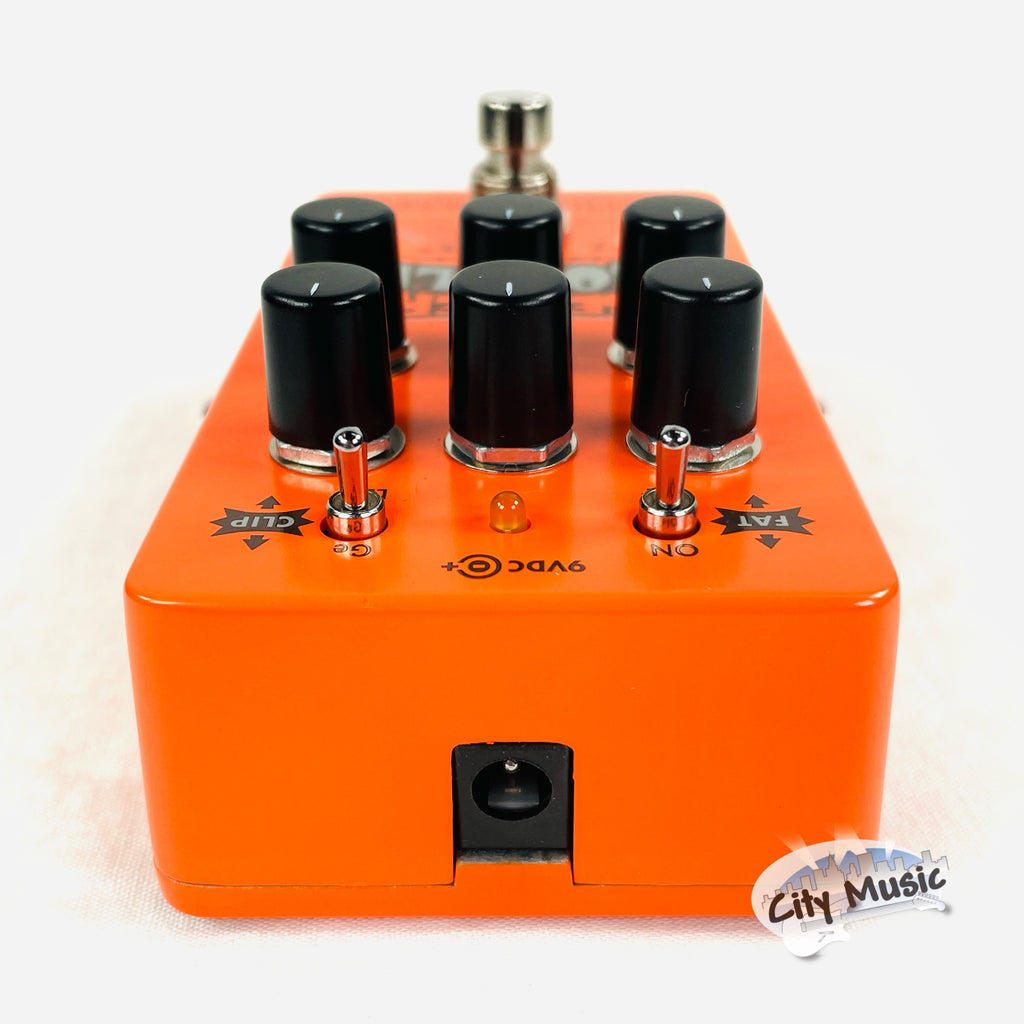 Electro-Harmonix Bender Royale germanium fuzz pedal — top view