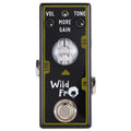 Tone City Wild Fro distortion mini pedal — top control view