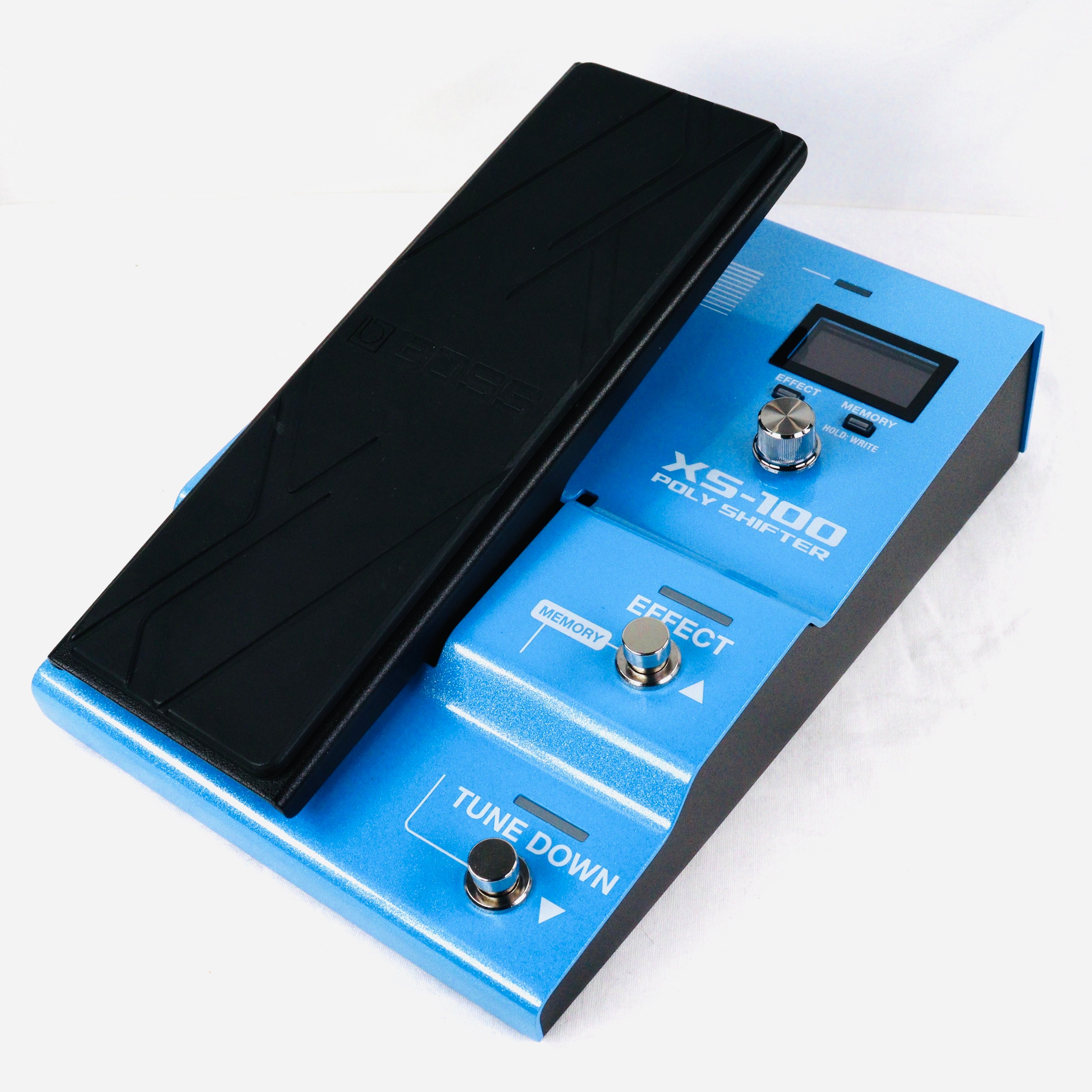 Boss XS-100 Poly Shifter pedal — top controls