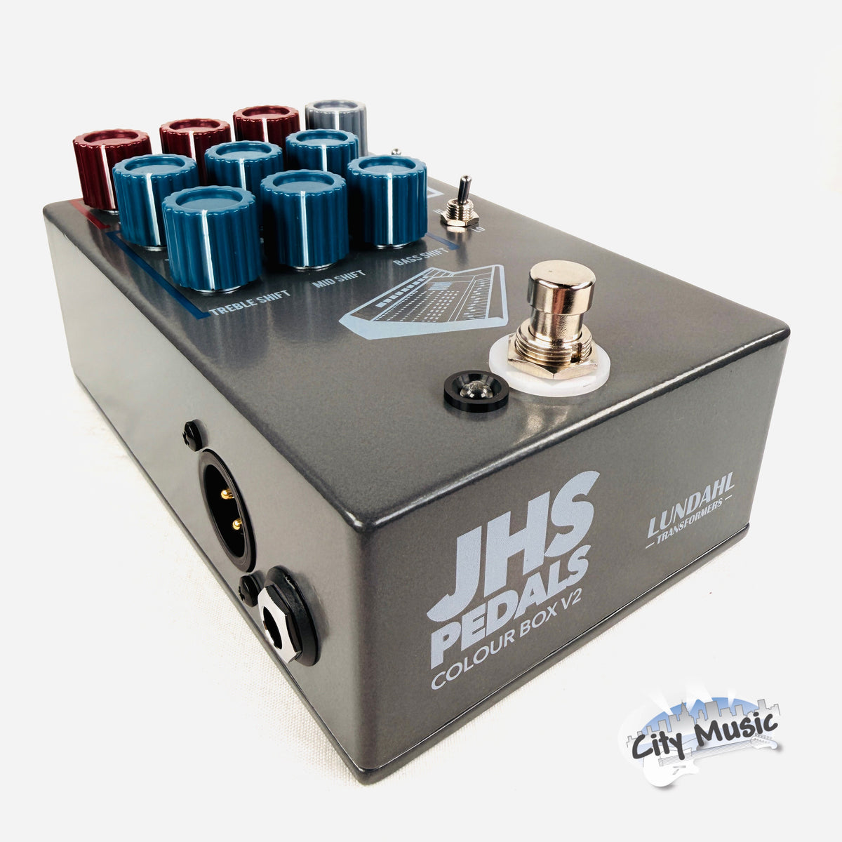 Used JHS Colour Box V2 10th Anniversary Preamp Guitar Effects Pedal ♫