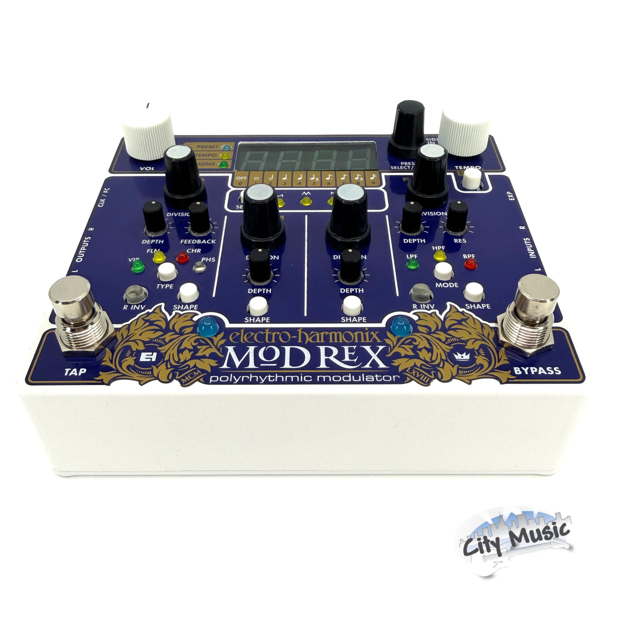 Used Electro-Harmonix EHX Mod Rex Polyrhythmic Modulator Pedal! Modrex ♪
