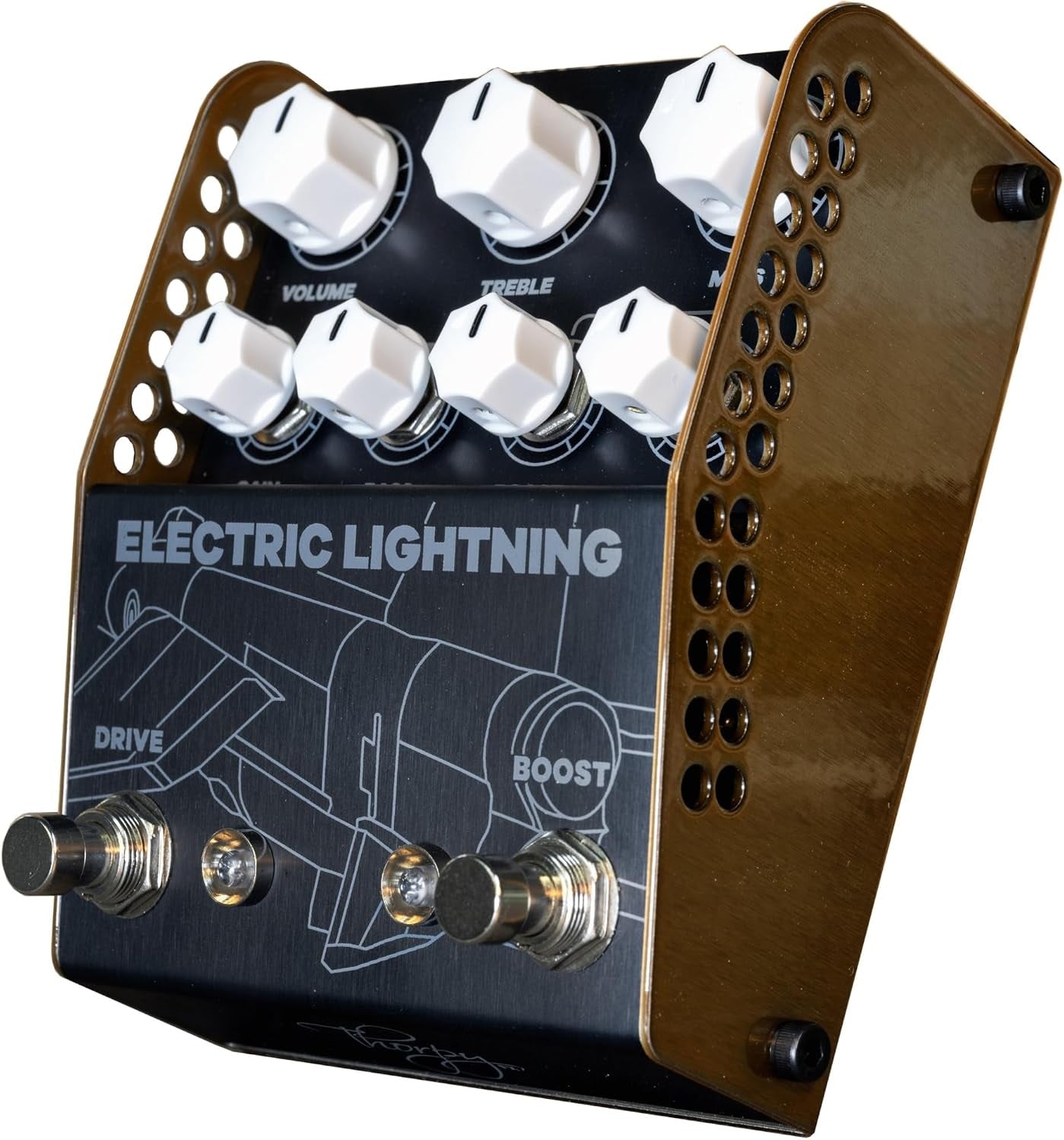 New ThorpyFx Electric Lightning Chris Buck Signature Valve Overdrive Pedal