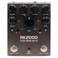 Keeley RK2000 Funk Siren Delay pedal — gray enclosure top view with eight knobs