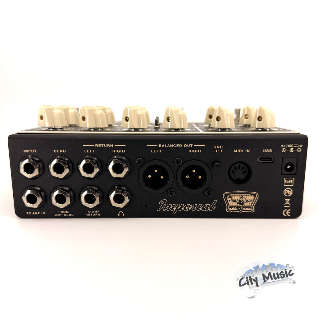 Used Tone King Imperial High Voltage Tri-Tube Preamp Guitar Effects Pedal ♫