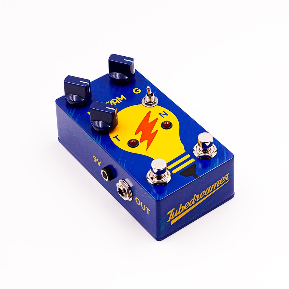 JAM Pedals TubeDreamer mk.2 overdrive pedal — side jack detail