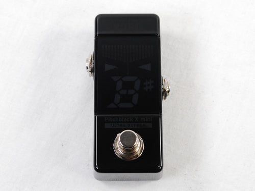 Korg Pitchblack X mini pedal tuner — black top display