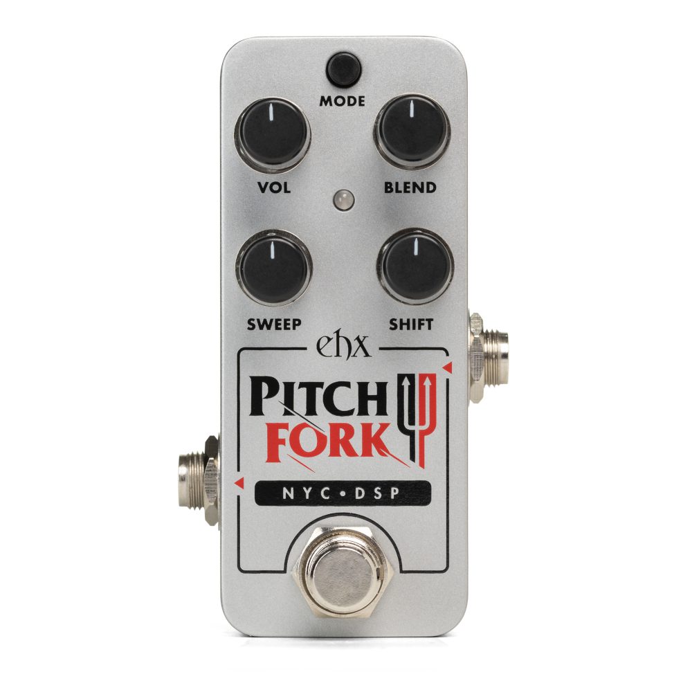 Electro-Harmonix Pico Pitch Fork pitch shifter pedal — front top view