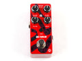 Pigtronix Octava Micro octave fuzz pedal — angled top view with controls