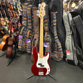 Open Box Fender Standard Precision Bass, Maple Fingerboard, White Pickguard, Candy Cola - 2025