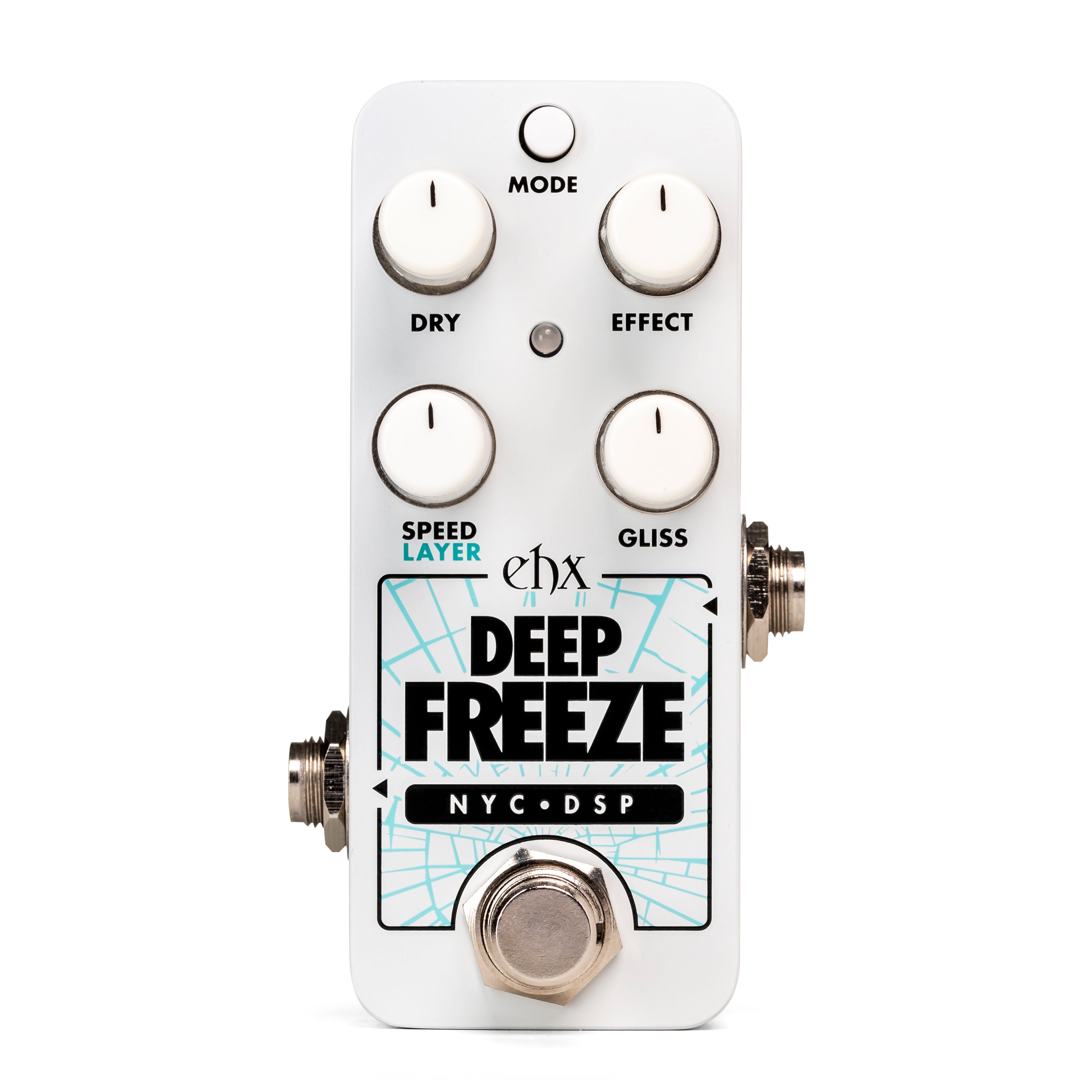 Electro-Harmonix Pico Deep Freeze sustainer pedal — front top view