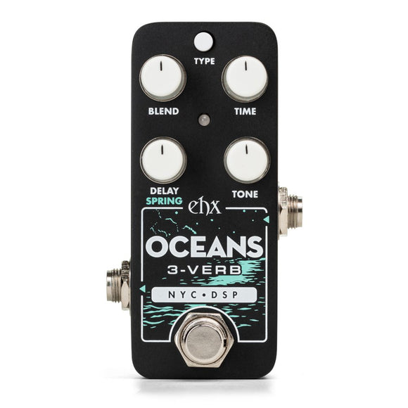 New Electro-Harmonix EHX Pico Oceans 3-Verb Multi-function Reverb Guitar Effects Pedal
