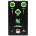 Keeley Noble Screamer overdrive pedal — black with green knobs, front