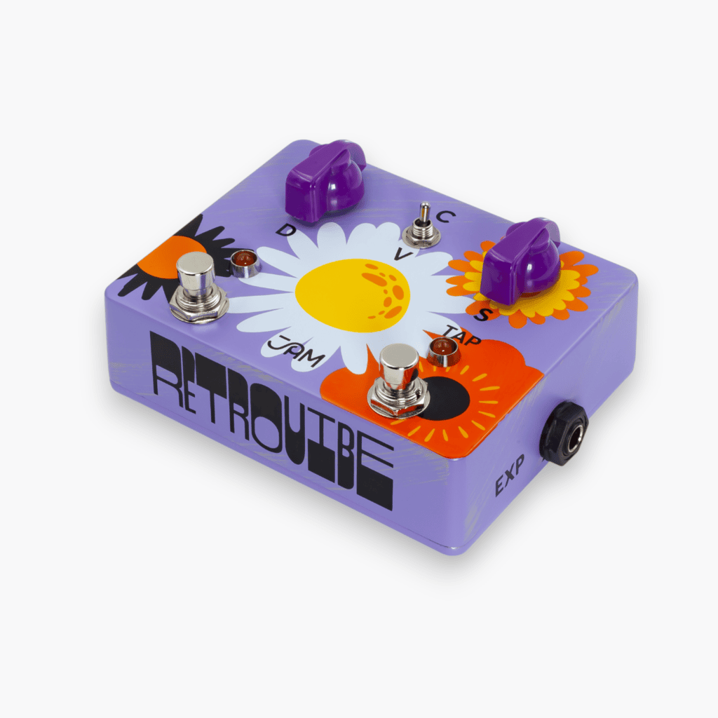 JAM Pedals RetroVibe mk.4 univibe pedal - full view