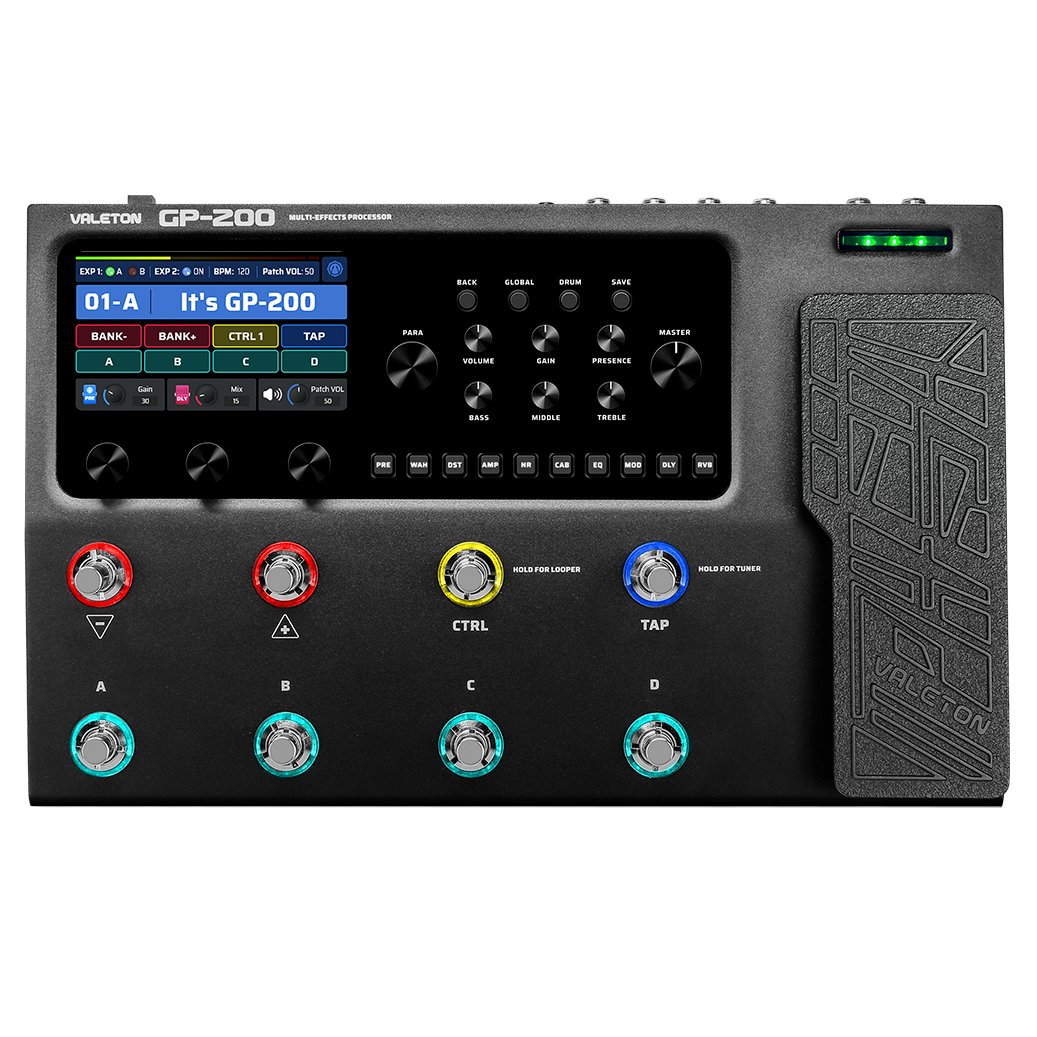 New Valeton GP-200 Multi Effects Processor Guitar Pedal