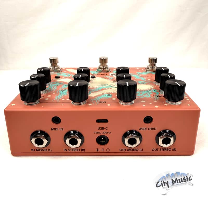 Used Walrus Audio Qi Etherealizer Multi Effects Guitar Pedal Terracotta