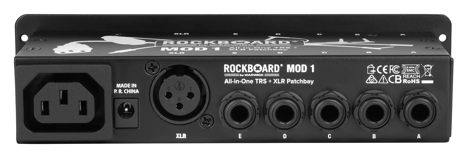 RockBoard MOD 1 V2 patchbay module top view