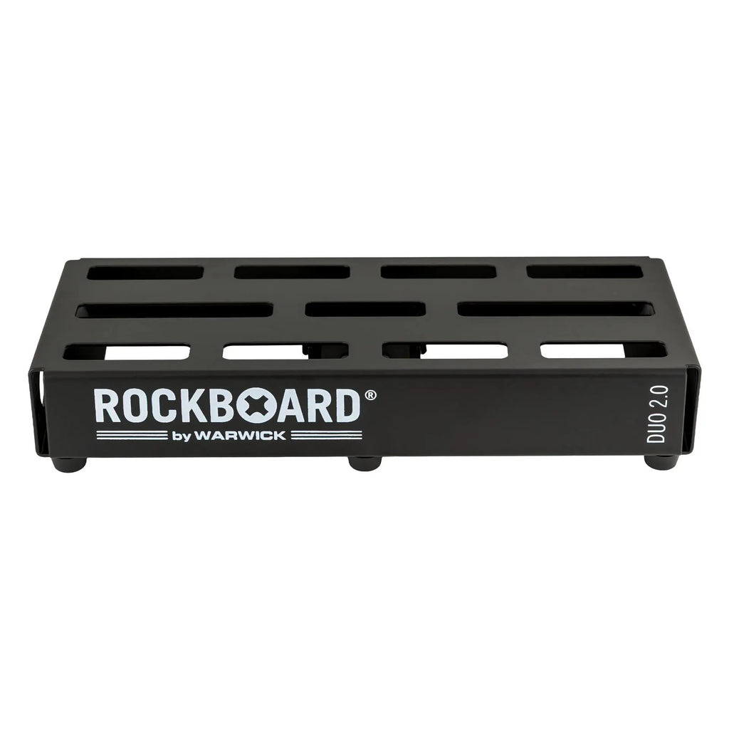 RockBoard DUO 2.0 pedalboard angled side view