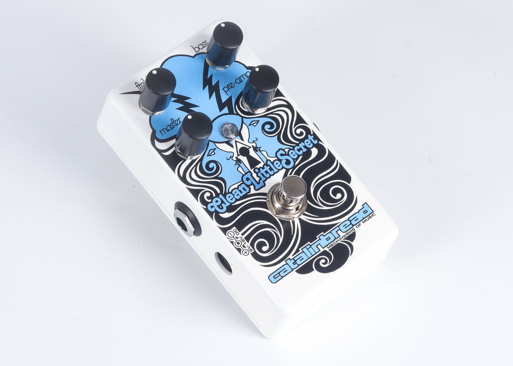 Catalinbread Clean Little Secret overdrive pedal - knob close-up