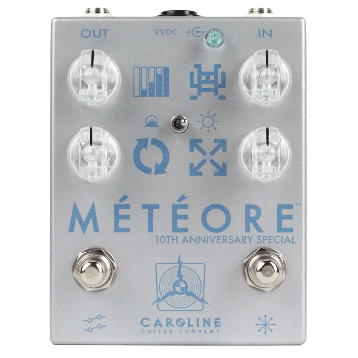 New Caroline Guitar Company Météore 10th Anniversary Lo-fi Reverb Pedal Meteore