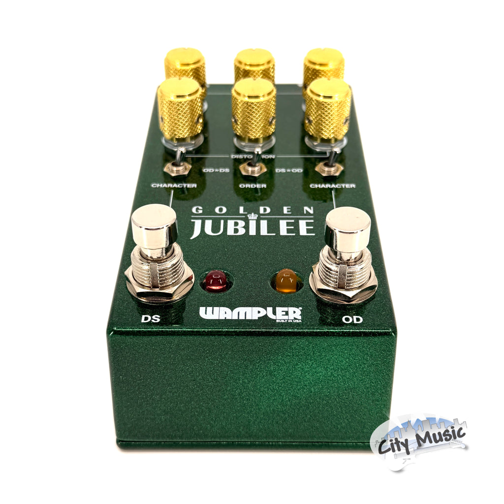 Used Wampler Golden Jubilee Overdrive & Distortion Guitar Effects Pedal ♫