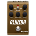 Strymon Olivera oil can echo pedal — brown enclosure, top control panel