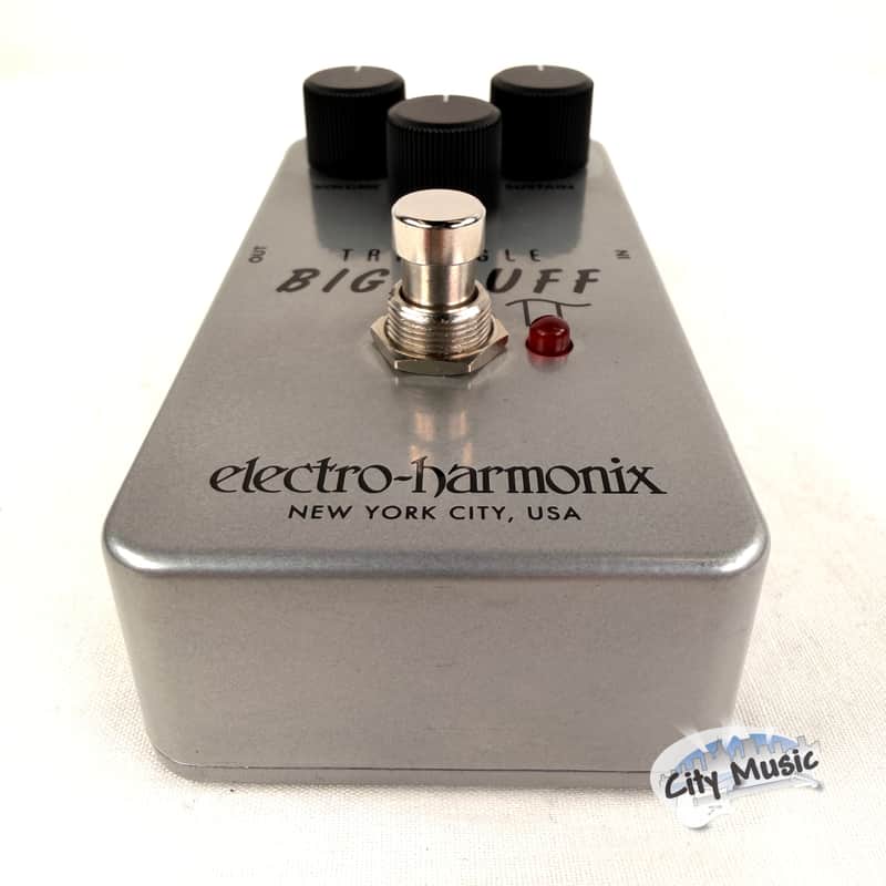 Used Electro-Harmonix EHX Triangle Big Muff Pi Fuzz Distortion Sustainer Guitar Pedal