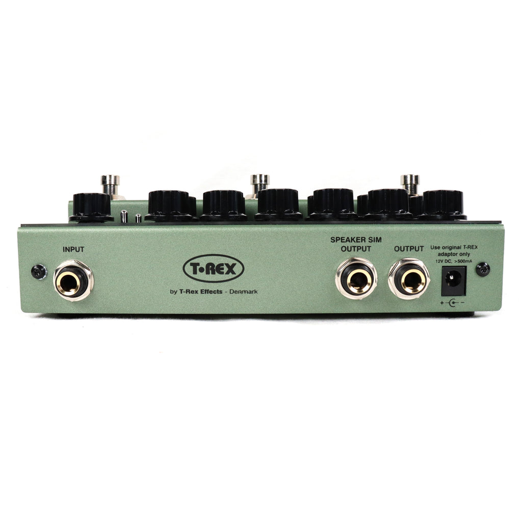 Used T-Rex TwinBlaze Two Channel Tube Distortion Guitar Effects Pedal Twin Blaze