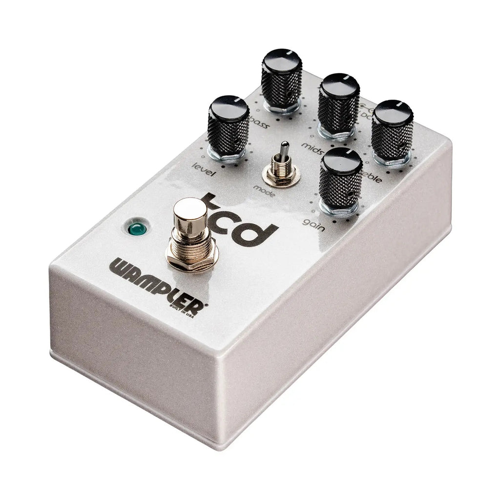 Wampler TCD pedal - back panel with DIP switches for circuit variations