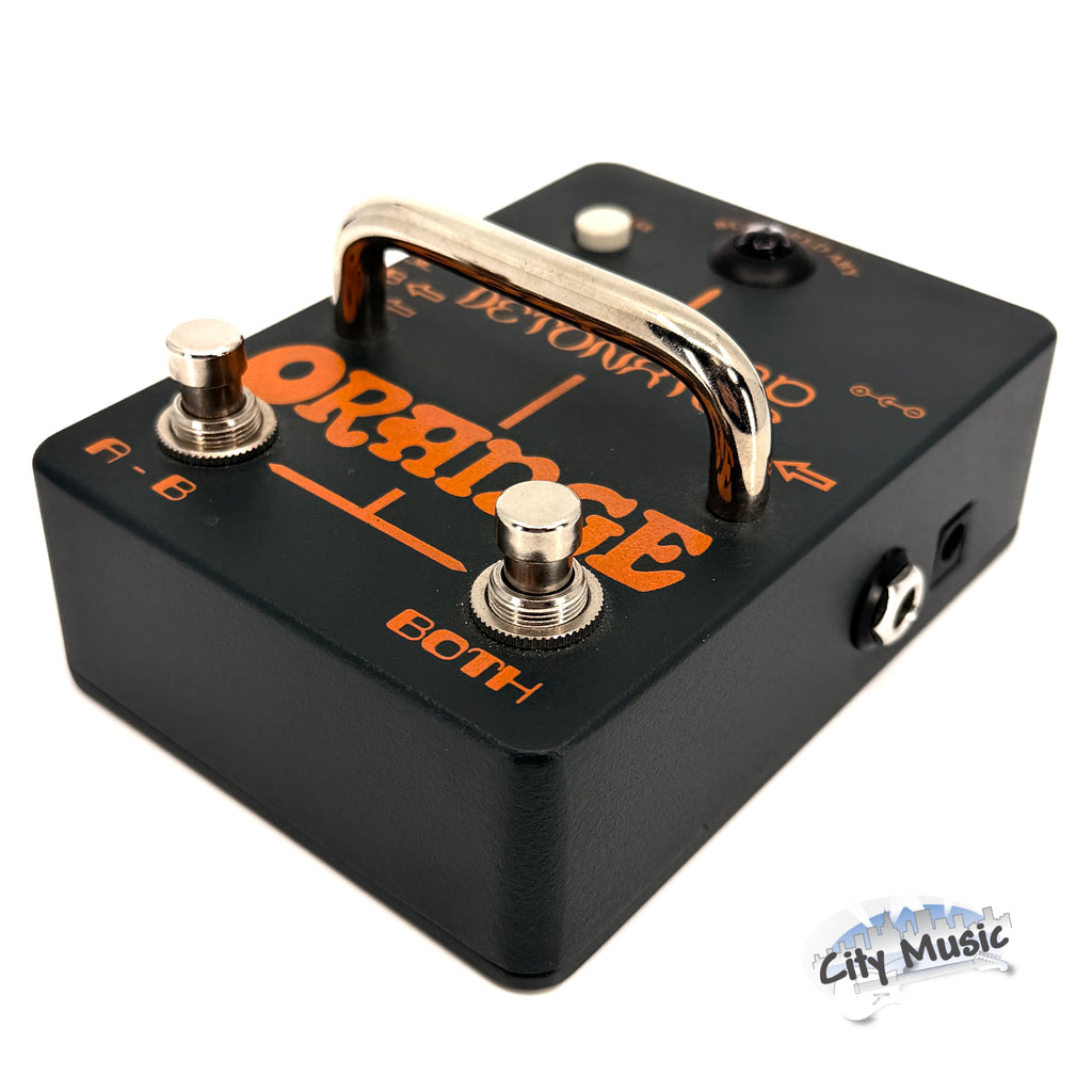 Orange Amp Detonator Buffered Active ABY Switcher Guitar Effects Pedal ♪