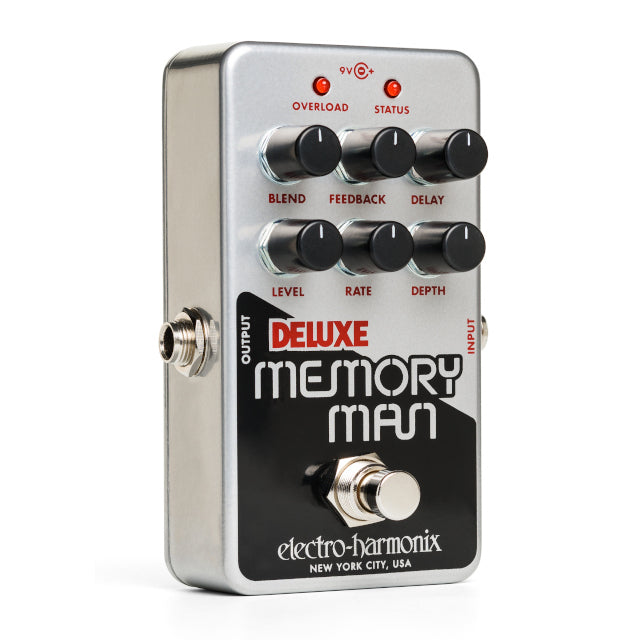 Electro-Harmonix Nano Deluxe Memory Man analog delay pedal - angle view